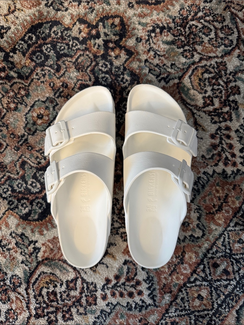 Birkenstock Arizona Essentials EVA Sandals - White - Size 38